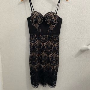Bebe Bodycon Lace Dress